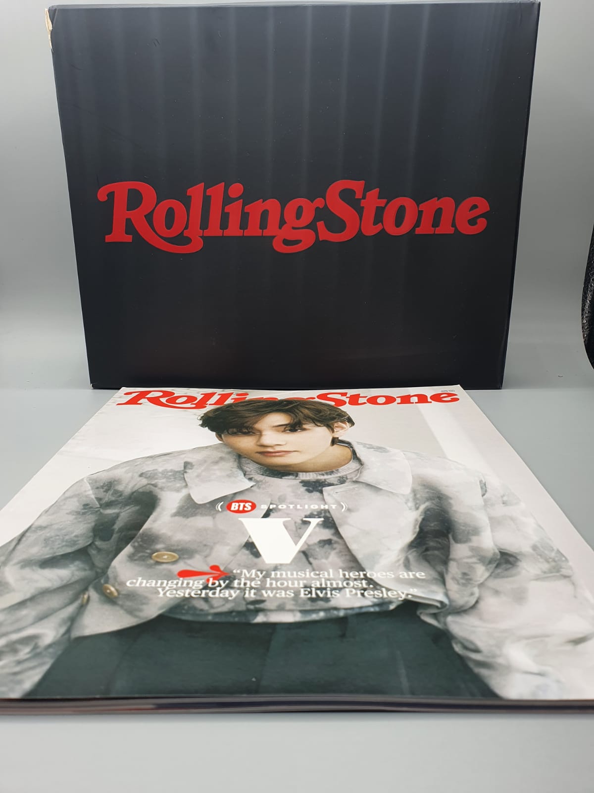 Set BTS Magazines Cover Edition Collectors Box BTS Art Rolling Stone Agency Ltd – 8pcs Korean
